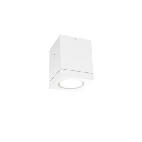Wever & Ducré+TUBE CARRÉ 1.0 PAR16 max. 5W GU10, IP65, välisvalgusti, matt valge